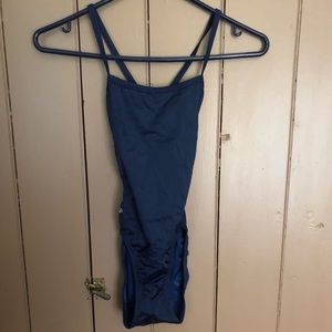 Speedo open back racing suit